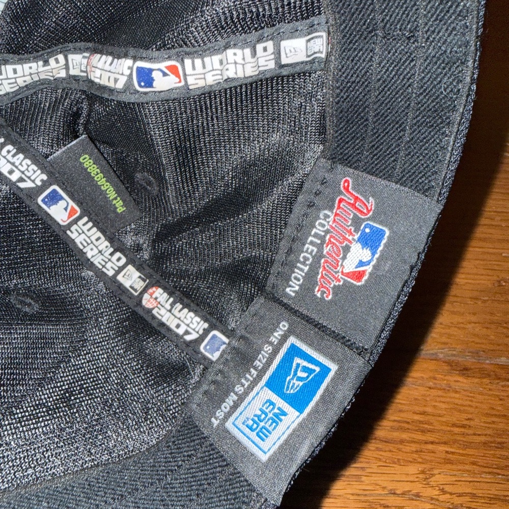 Boston Redsox 2007 World Series Champions Black New Era Fitted Cap - Picture 8 of 8